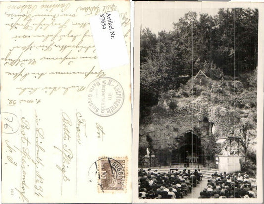 87654,Maria Gugging Lourdesgrotte Messe