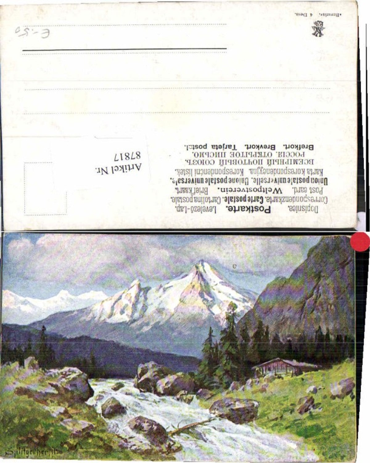 87817,Splitgerber jun. Berglandschaft