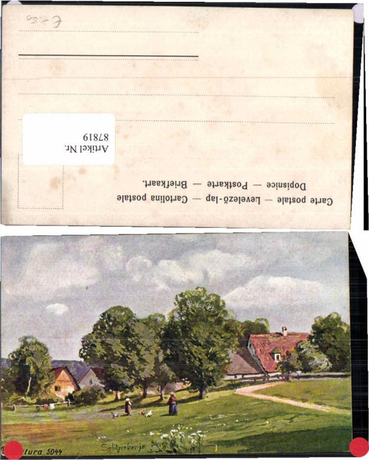 87819,Splitgerber jun. Tolle Dorfansicht