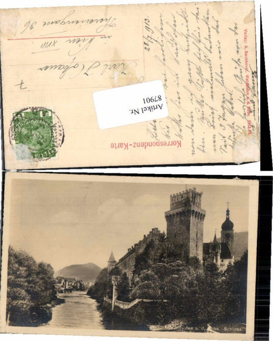 87901,Waidhofen a.d. Ybbs Schloss Partie 1913