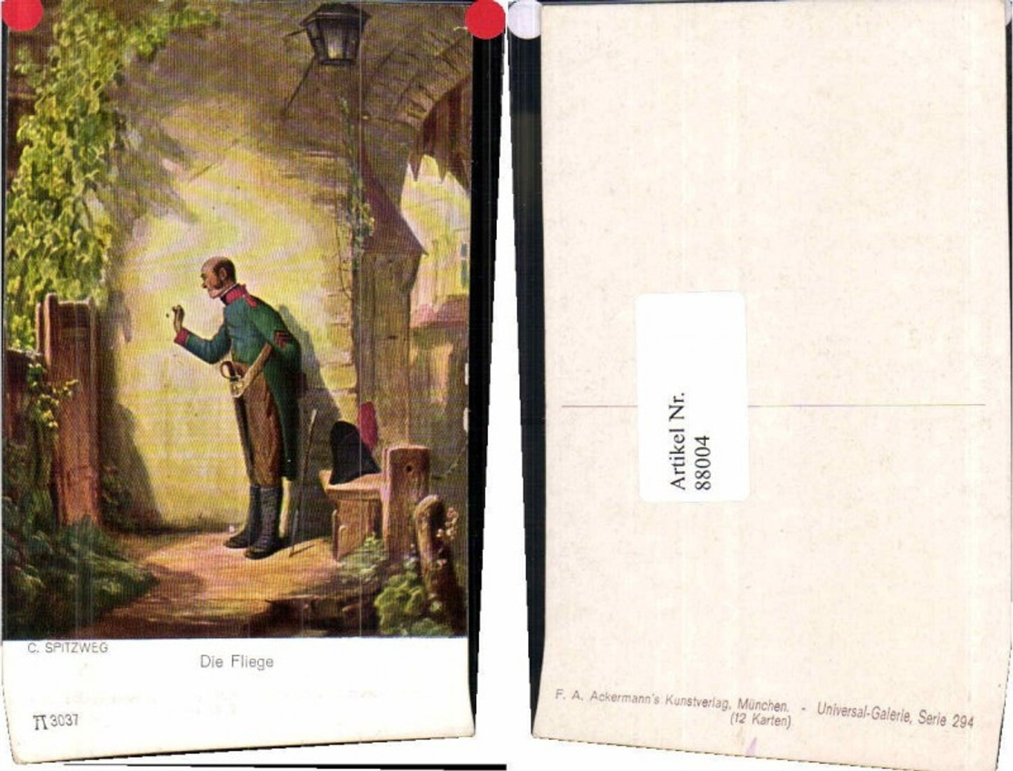 88004,Ackermann 3037 Carl Spitzweg Fliege