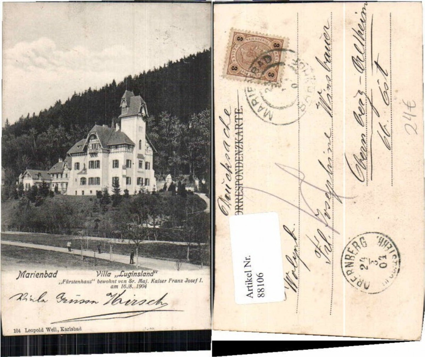 Alte Ansichtskarte – Old Postcard