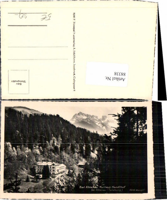 88338,Bad Abtenau Kurhaus Handlhof b. Abtenau