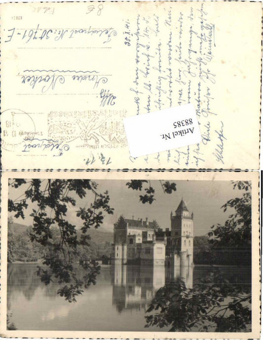 88385,RARE FotoAK Salzburg Schloss Anif Feldpost