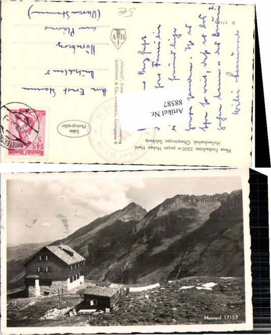 88587,Fürtherhütte Hollersbach Hollersbachtal Pinzgau