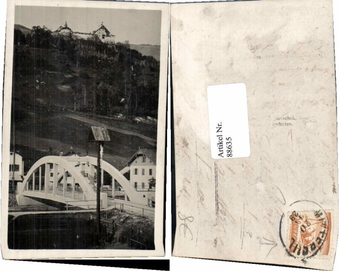 88635,RAR FotoAK Mittersill Brücke im Ort