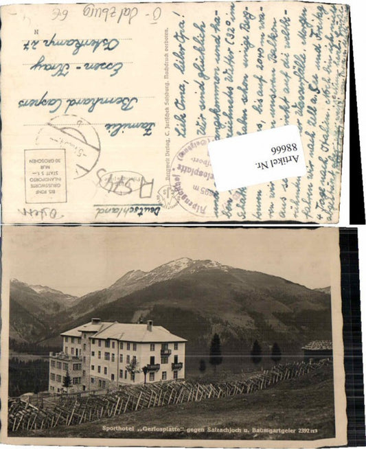 88666,RAR Sporthotel Gerlosplatte Krimml Feldpost