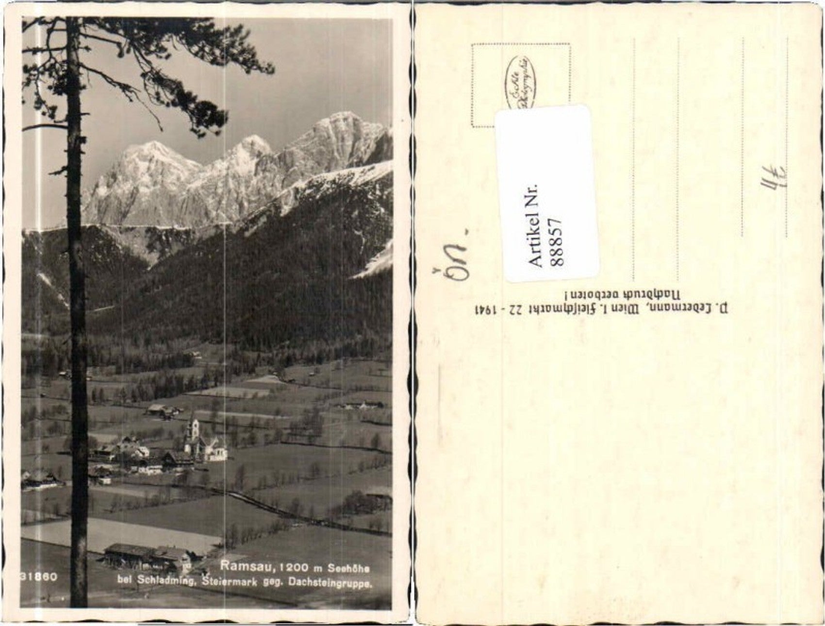 Alte Ansichtskarte – Old Postcard