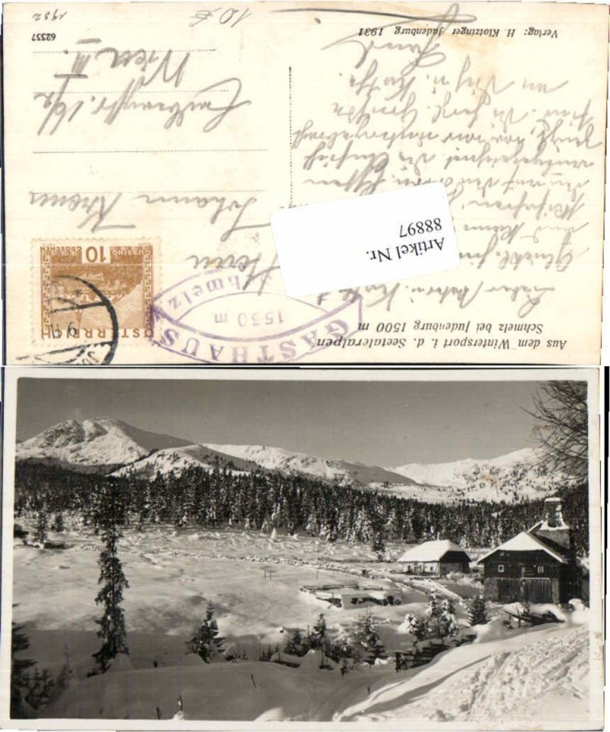 Alte Ansichtskarte – Old Postcard