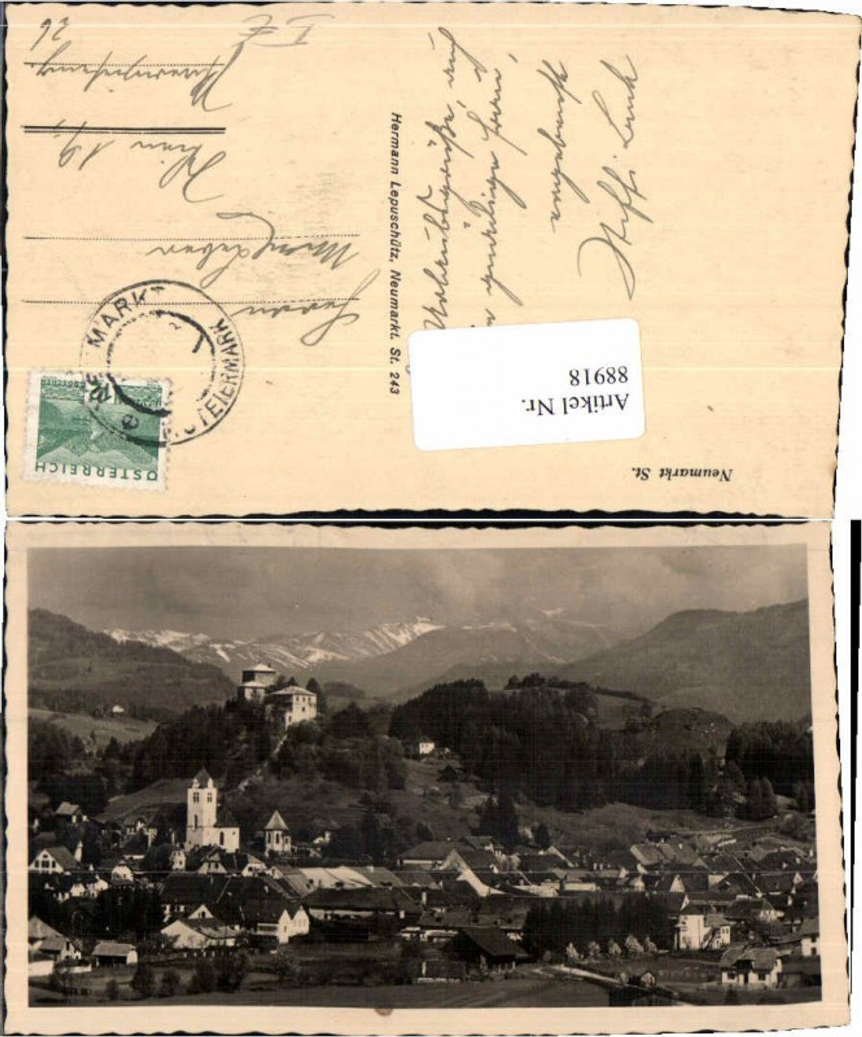 Alte Ansichtskarte – Old Postcard