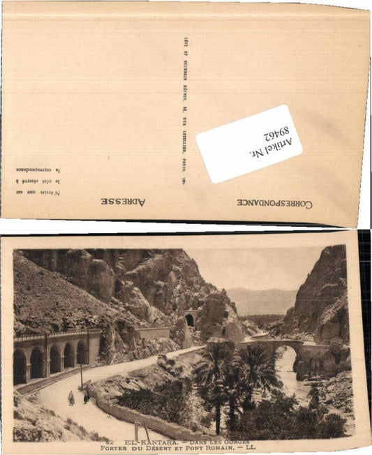89462,El Kantara Pont Romain Algerien pub LL 42