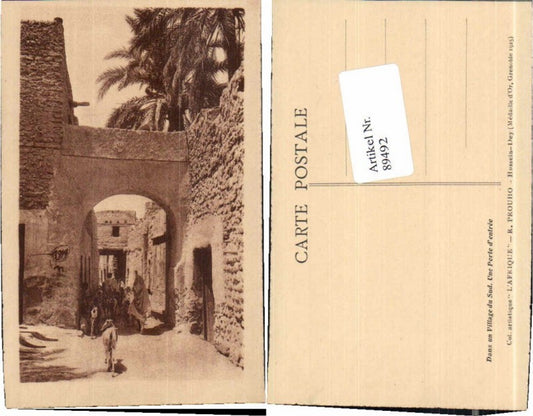 89492,Village du Sud Dans Stadt Algerien Wüste