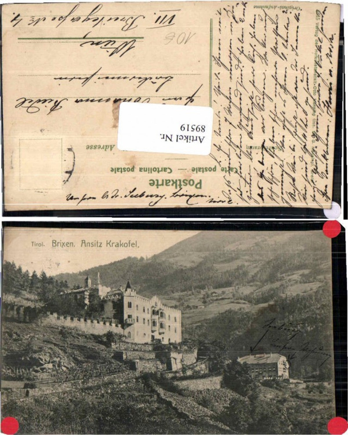 Alte Ansichtskarte – Old Postcard
