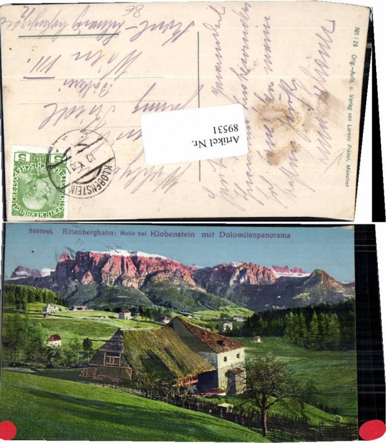 Alte Ansichtskarte – Old Postcard