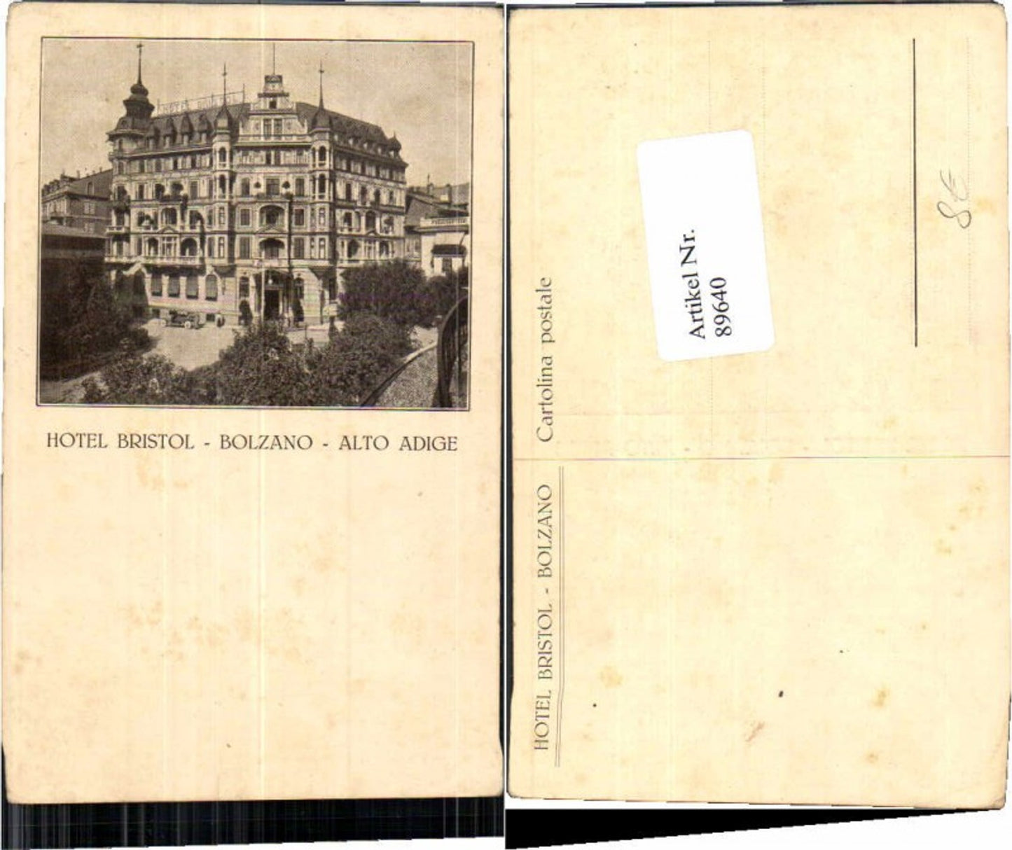Alte Ansichtskarte – Old Postcard