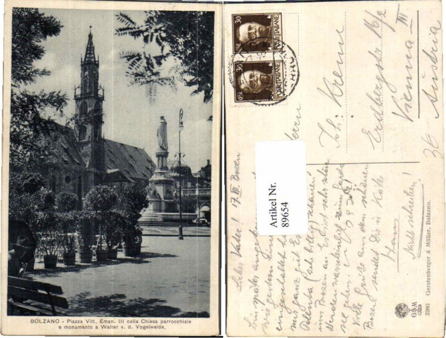 Alte Ansichtskarte – Old Postcard