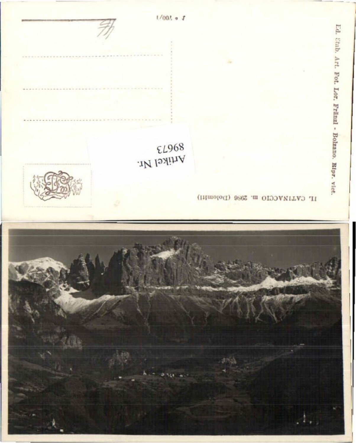 Alte Ansichtskarte – Old Postcard