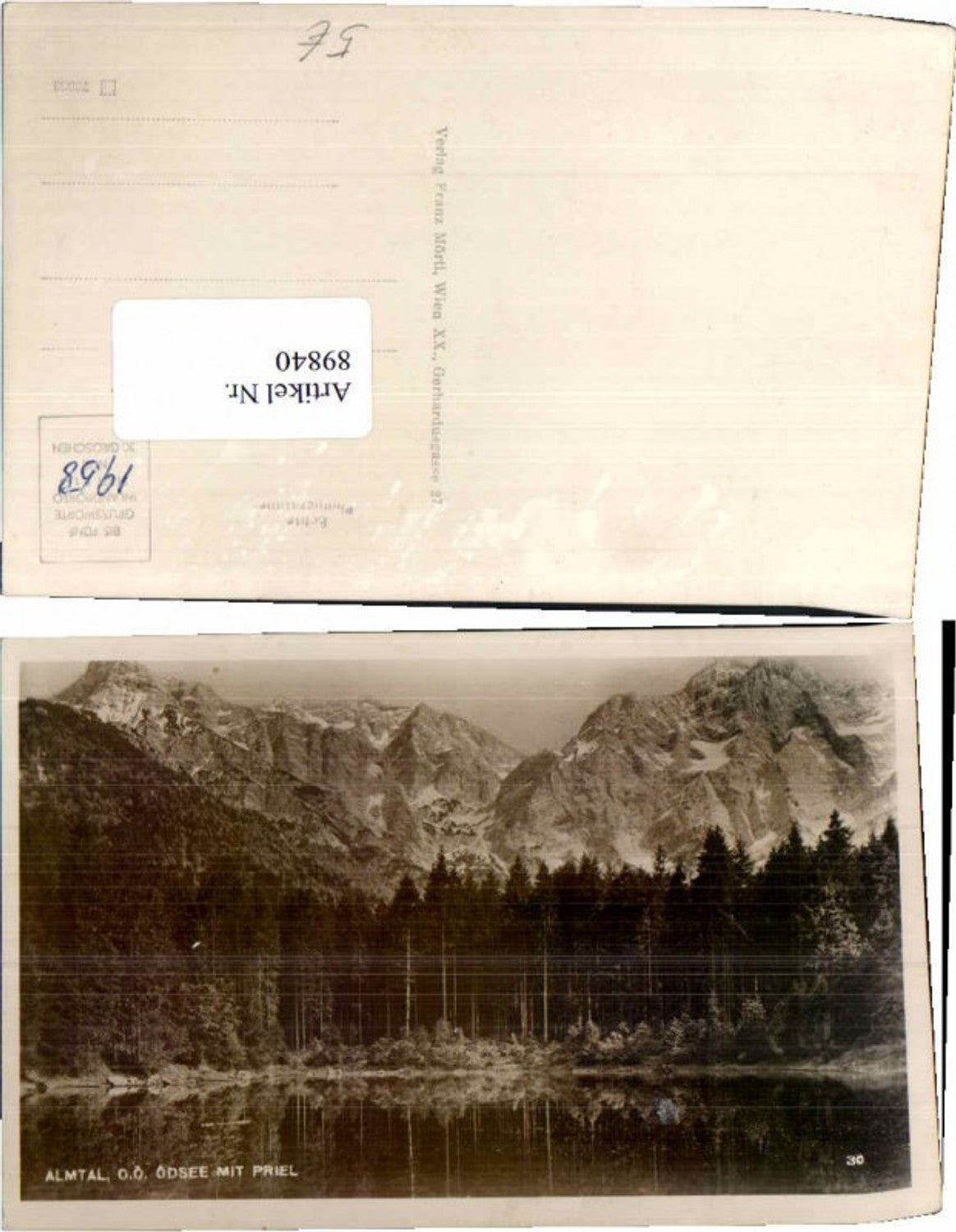 89840,Almtal Ödsee bei Grünau m. Priel