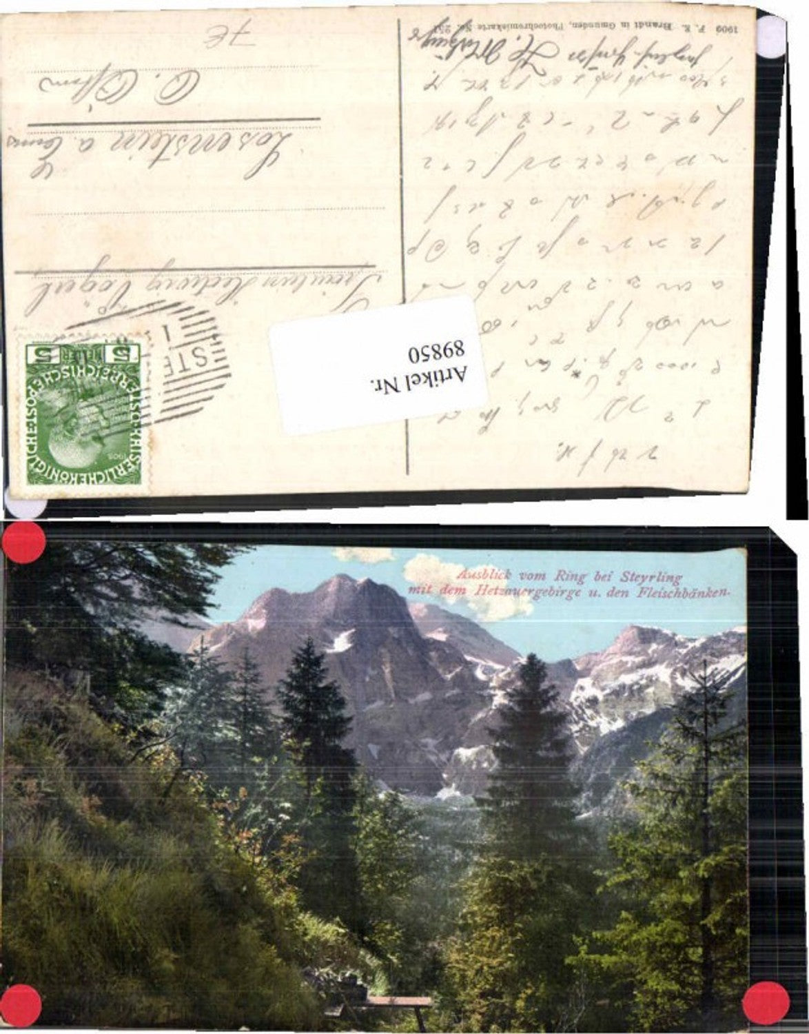 89850,Steyrling b. Hetzau Grünau Almtal Brandt 251