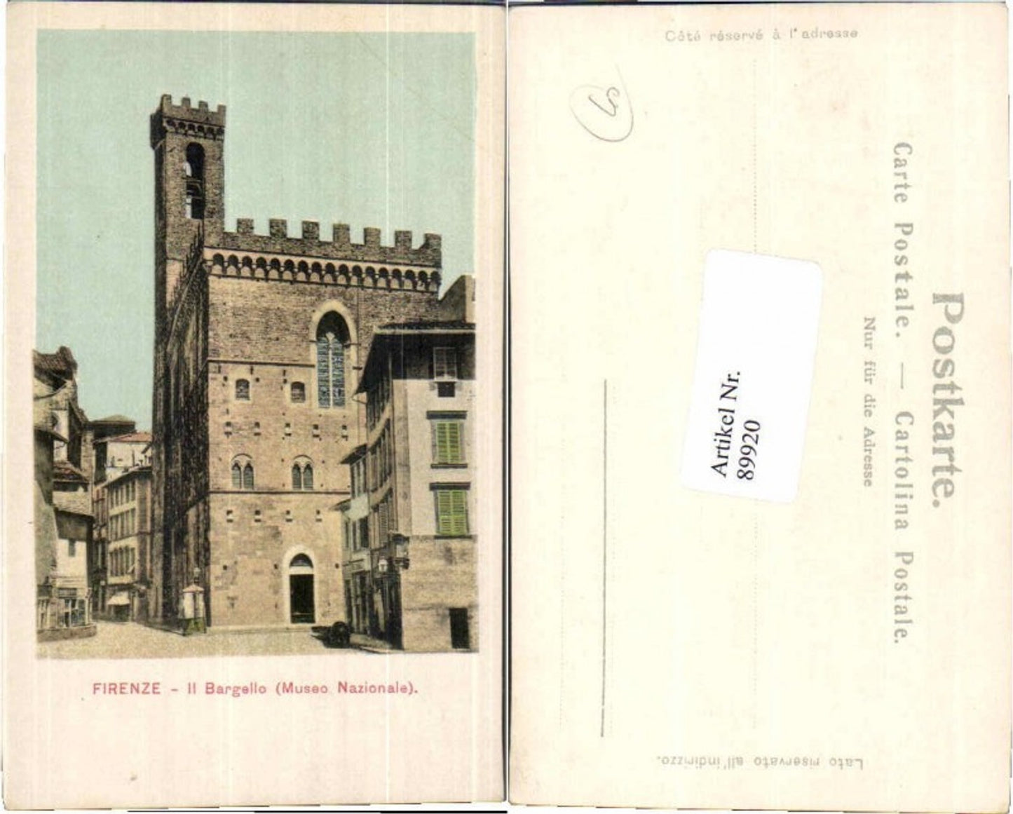 Alte Ansichtskarte – Old Postcard