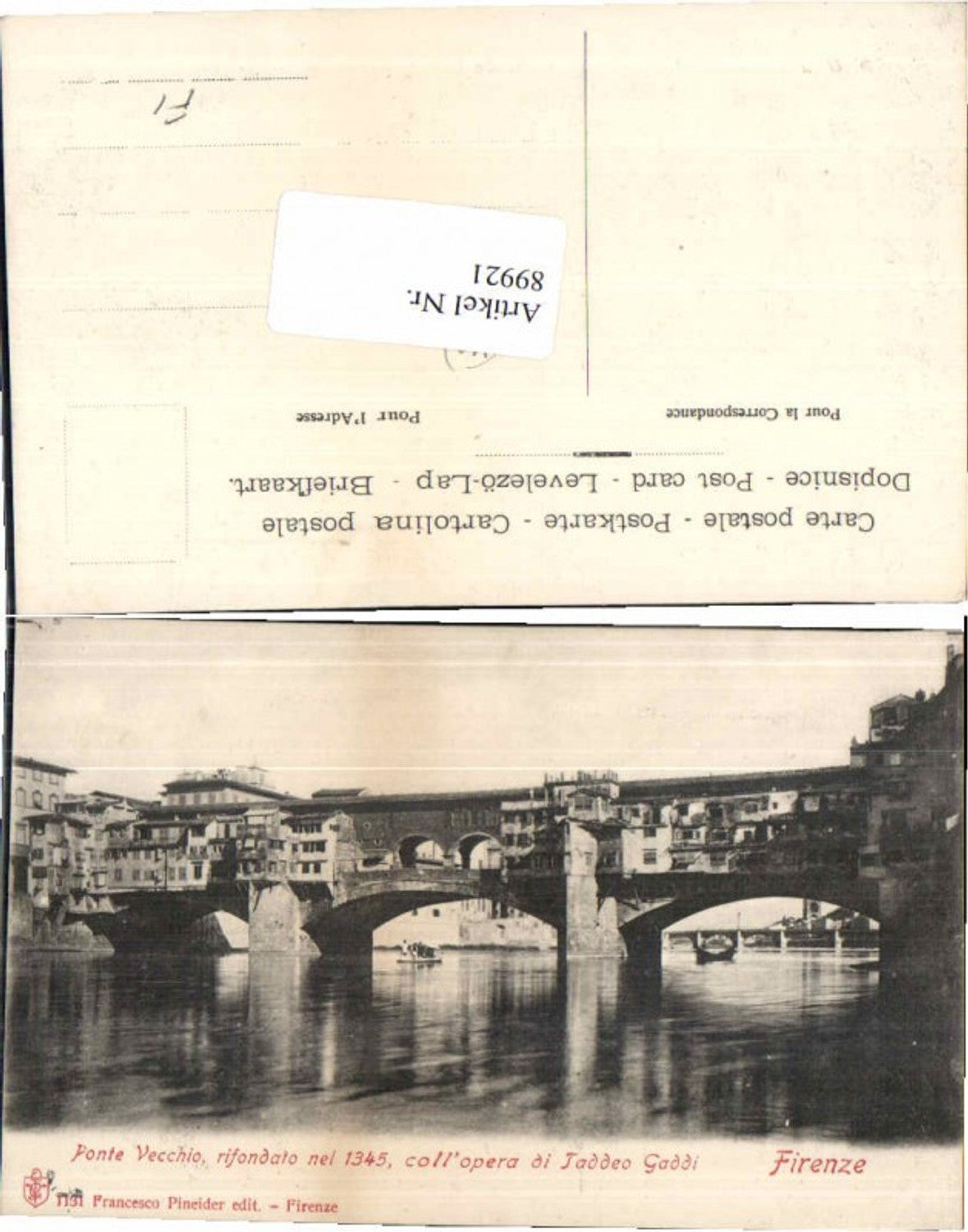 Alte Ansichtskarte – Old Postcard