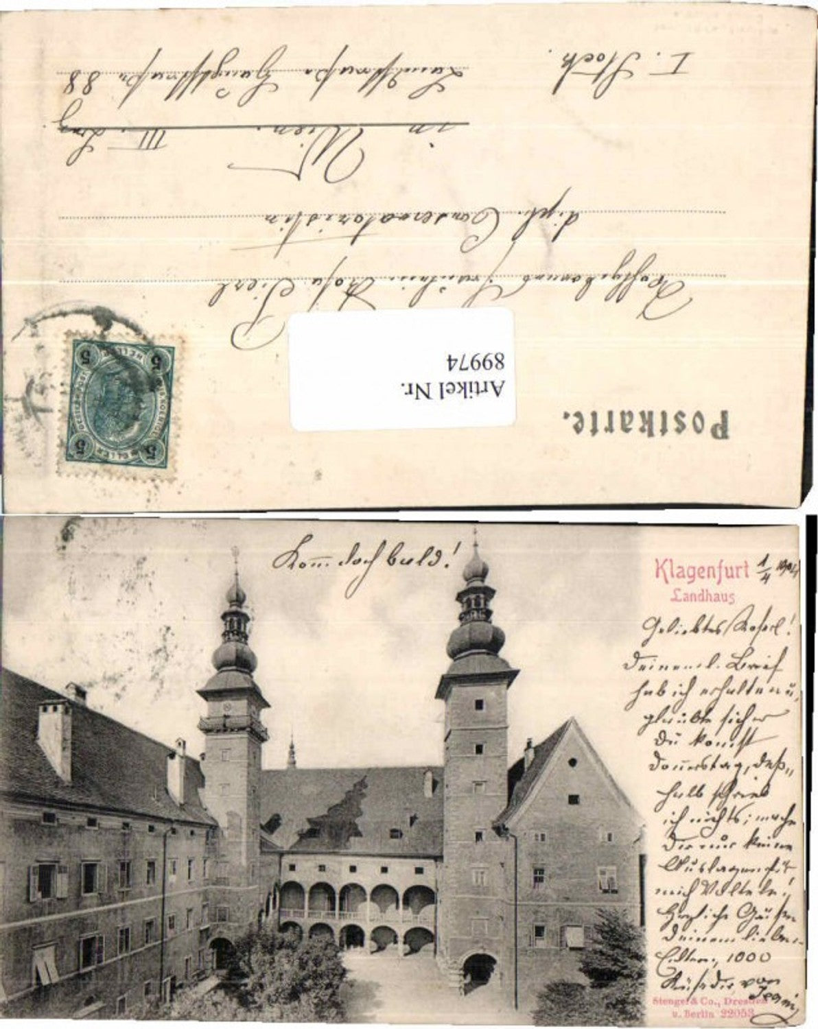 Alte Ansichtskarte – Old Postcard