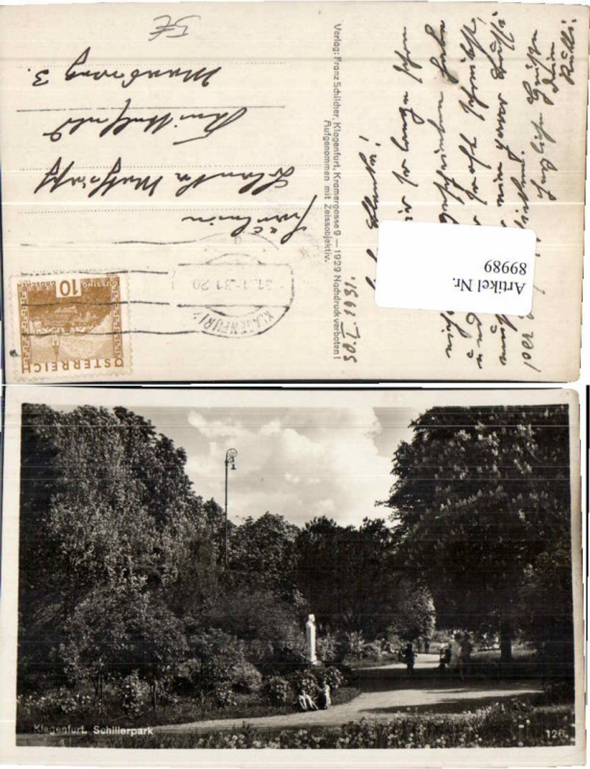 Alte Ansichtskarte – Old Postcard