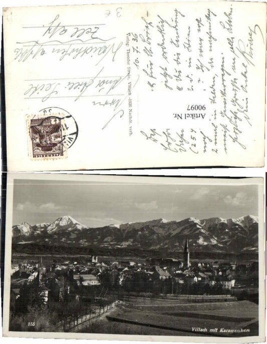 90097,Villach m. Karawanken 1936