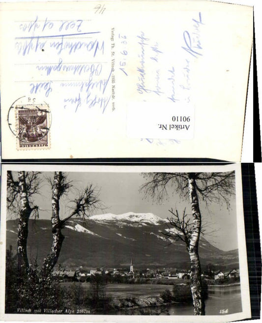 90110,Villach m. Villacher Alpe 1935