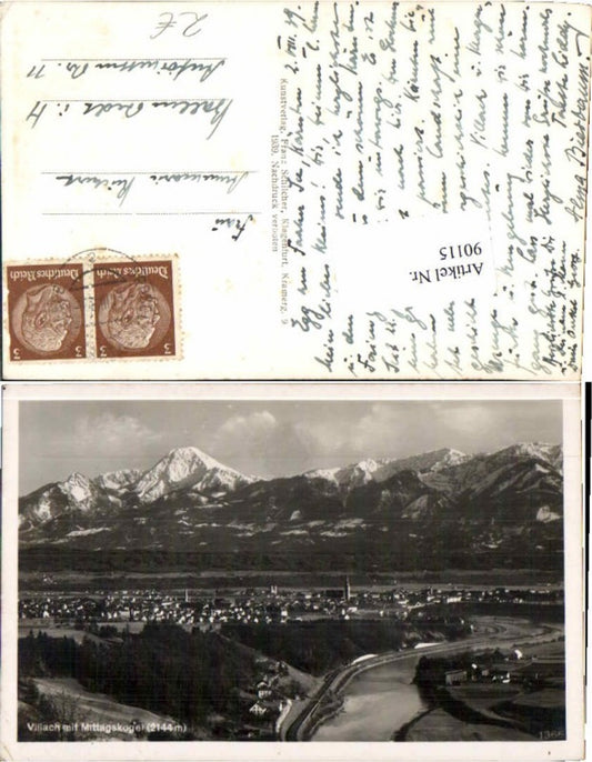 90115,Villach m. Mittagskogel 1939