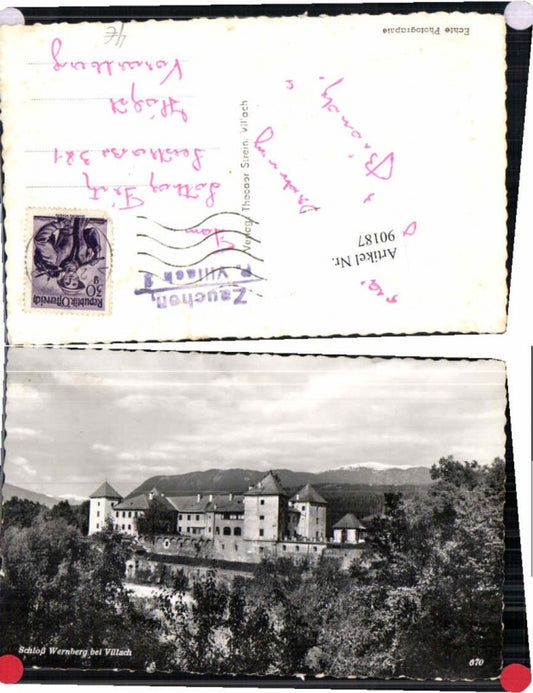90187,Wernberg bei Villach Zauchen Stempel