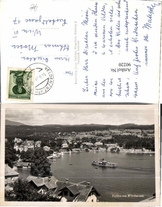 90220,Velden am Wörthersee Boot Dampfer