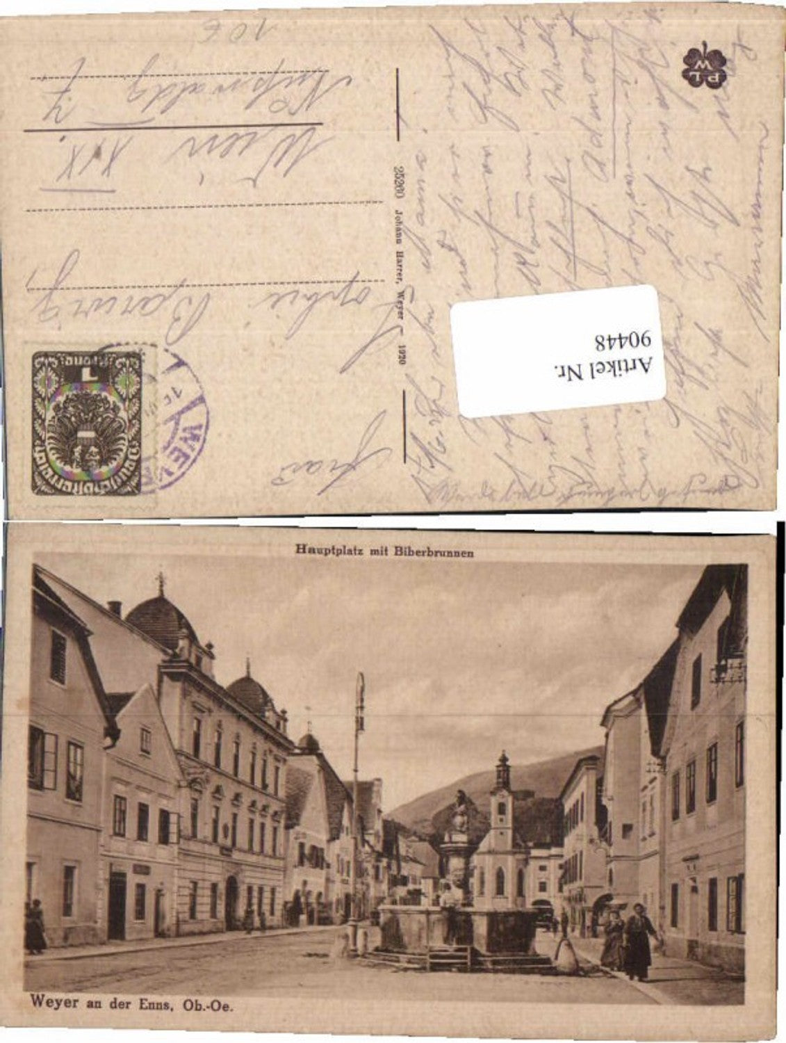 90448,Weyer a.d. Enns Hauptplatz 1920