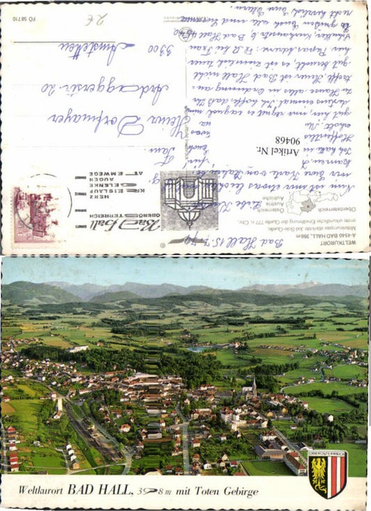 90468,Alpine Luftbild Fliegeraufnahme Bad Hall