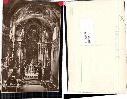 90525,Linz a.d. Donau Stadtpfarrkirche Innen