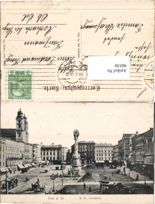 90530,Linz a.d. Donau Kaiser Franz Josef Platz