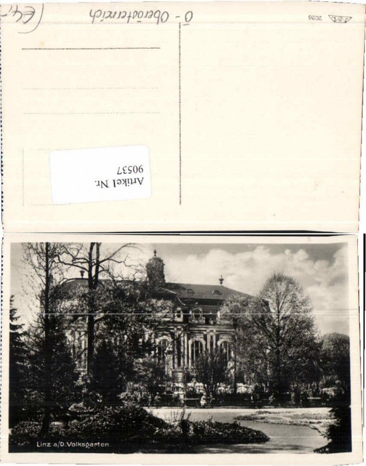 90537,Linz a.d. Donau Volksgarten Partie 1935