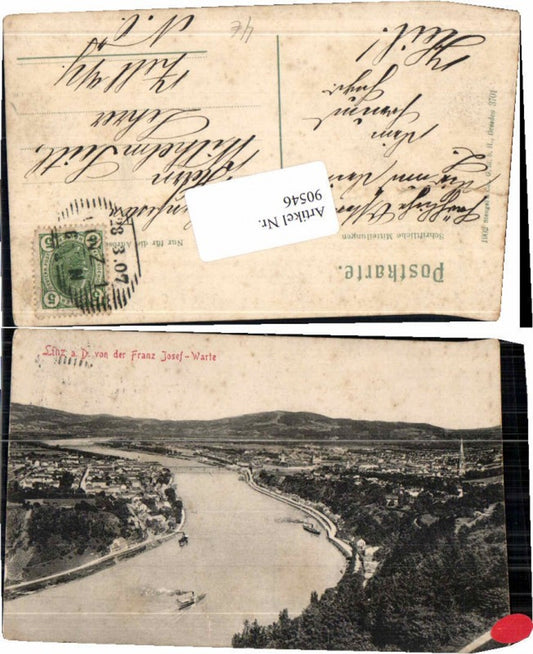 90546,Linz a.d. Donau Franz Josef Warte Totale