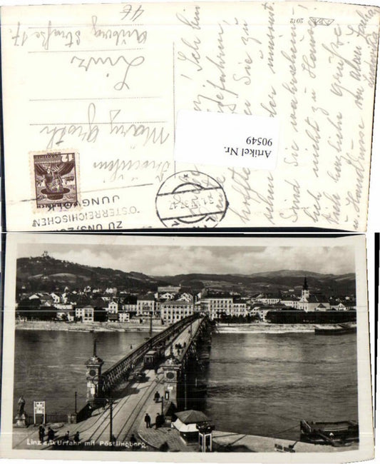 90549,Linz a.d. Donau Urfahr m. Pöstlingberg Brücke