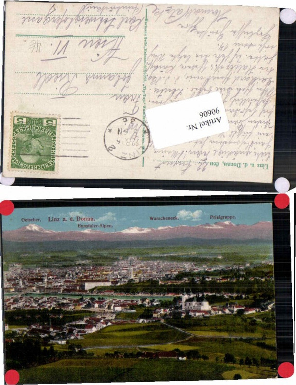 90606,Linz a.d. Donau Totale m. Ennstaler Priel gebirge