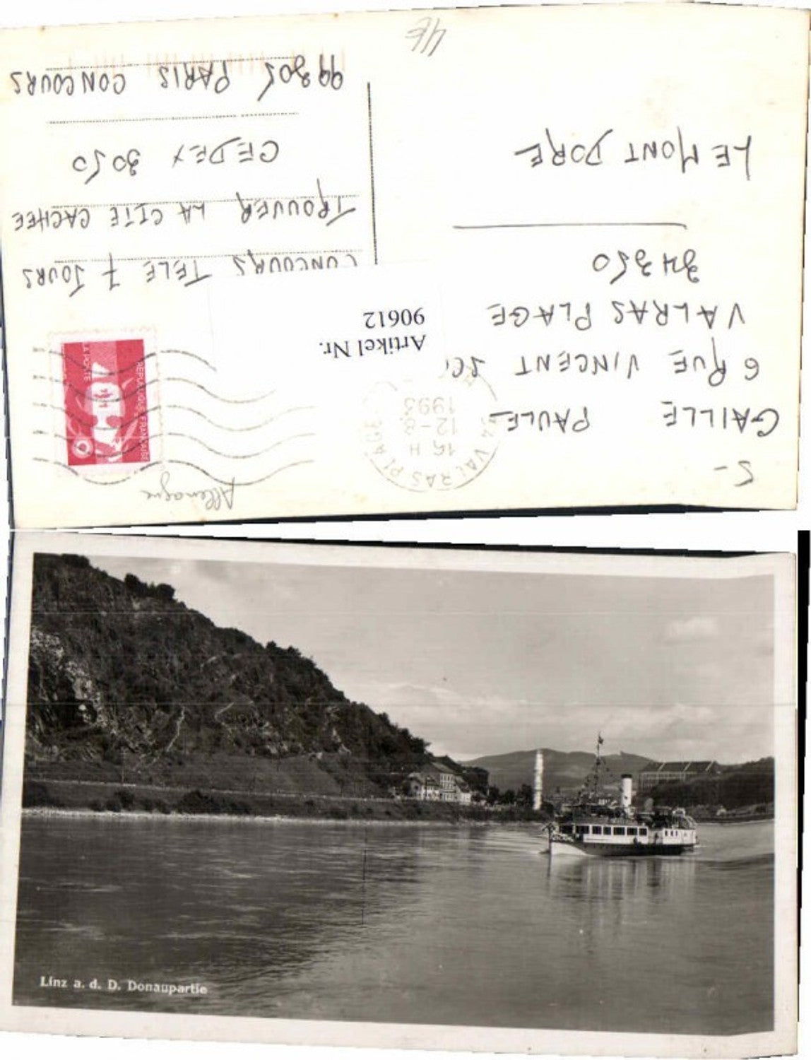 90612,Linz a.d. Donau Dampfer Fluss