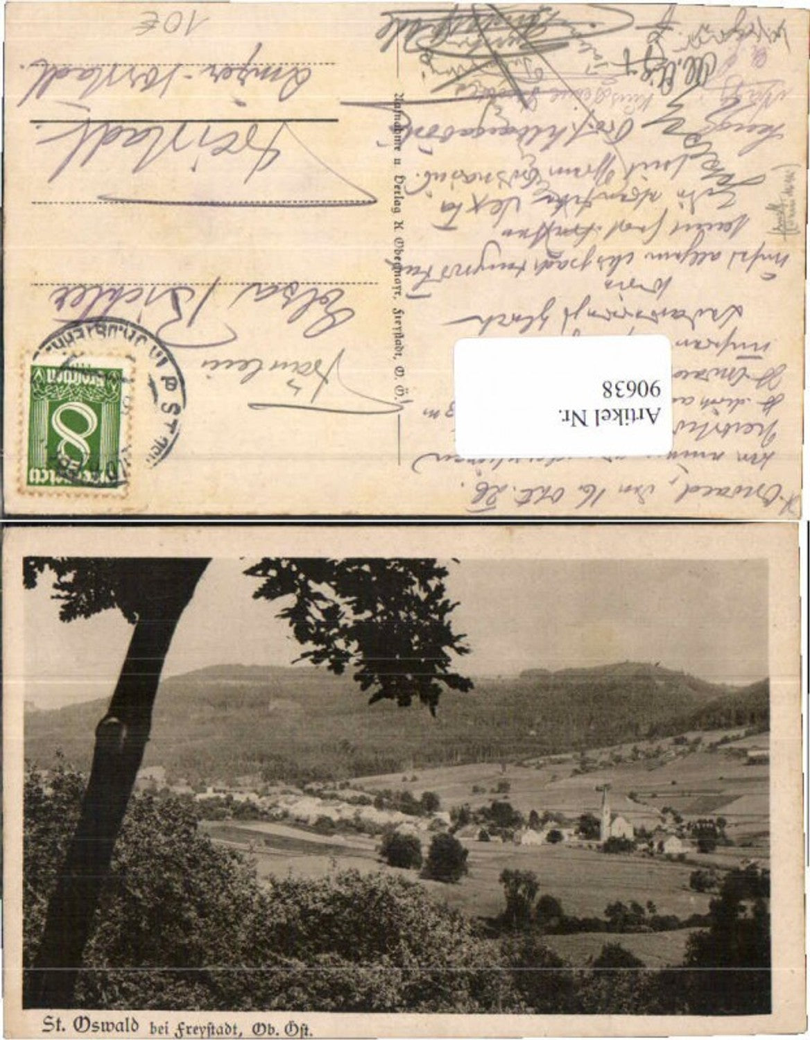 90638,St Oswald bei Freistadt Ortsansicht 1925