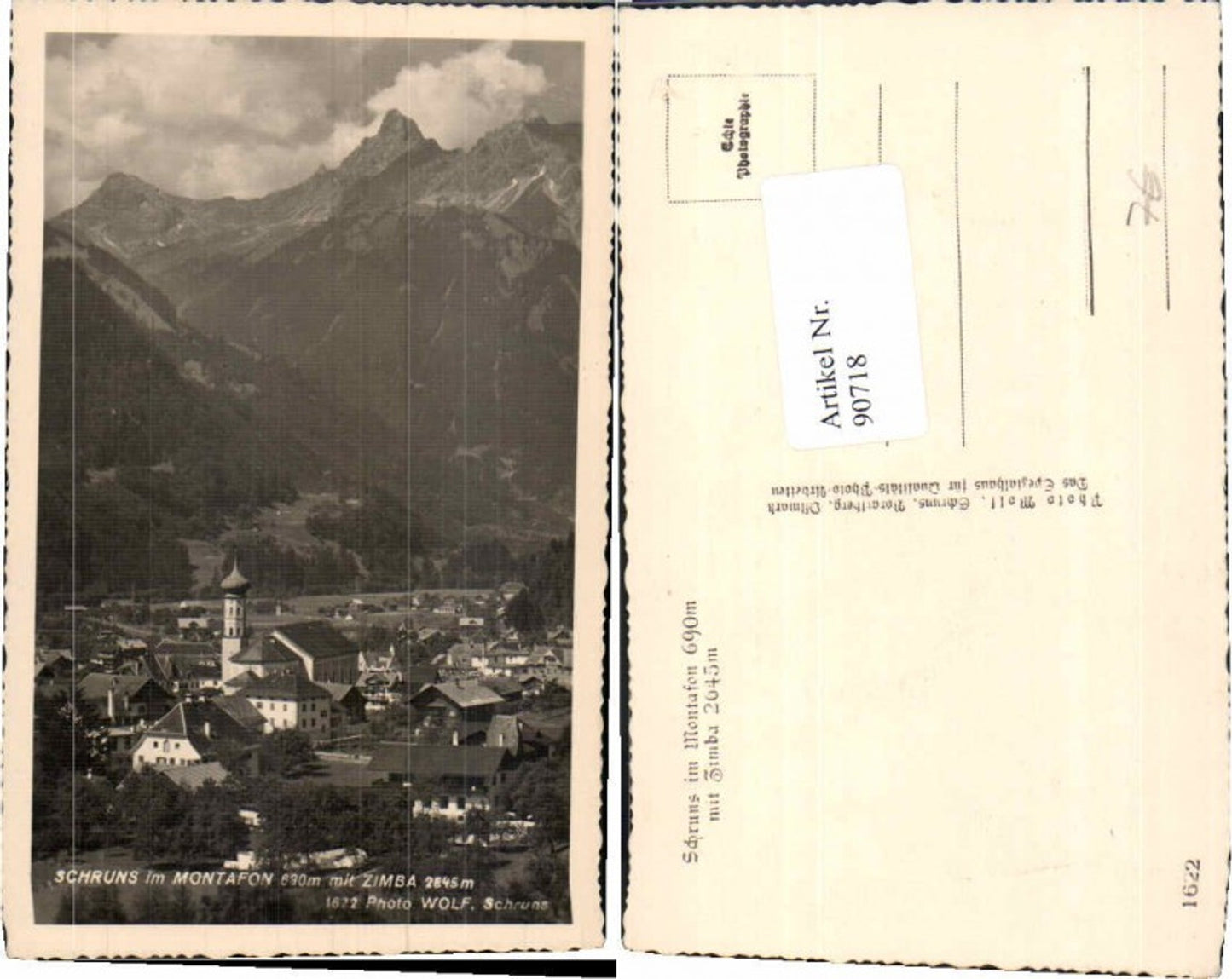 Alte Ansichtskarte – Old Postcard