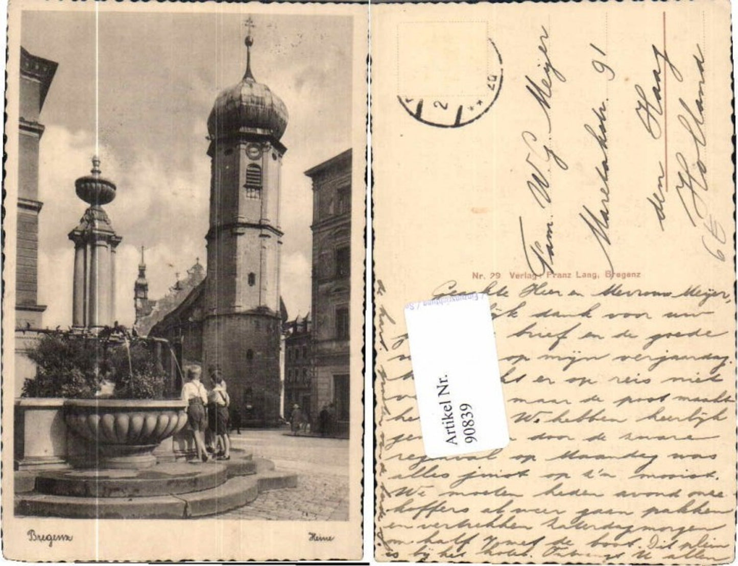 Alte Ansichtskarte – Old Postcard