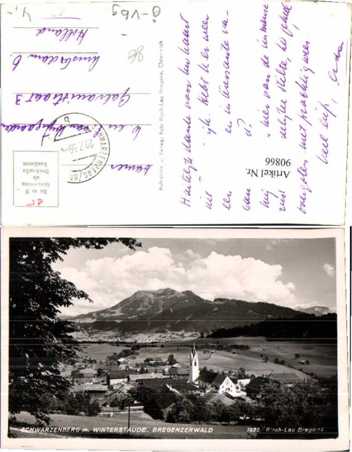 Alte Ansichtskarte – Old Postcard