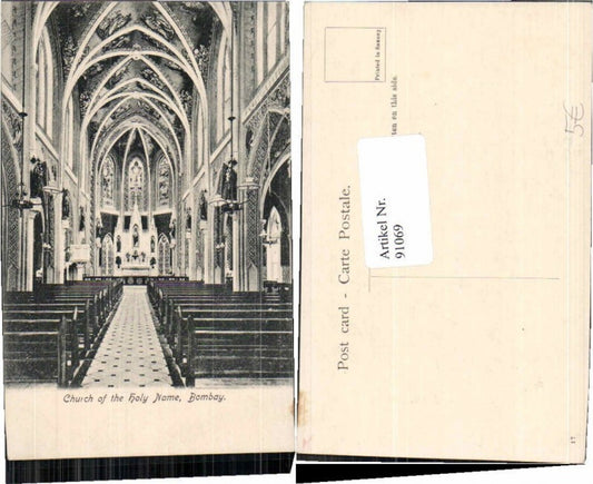 91069,Kirche in Bombay Holy Name Mumbai Indien