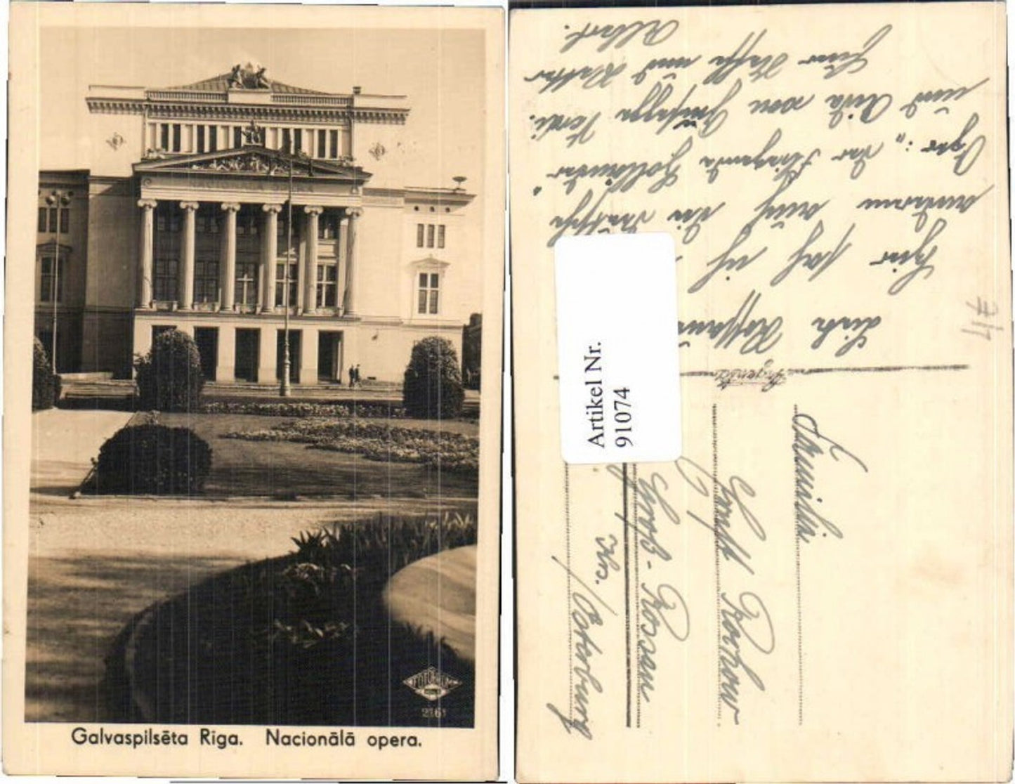 91074,Riga Opernhaus Lettland