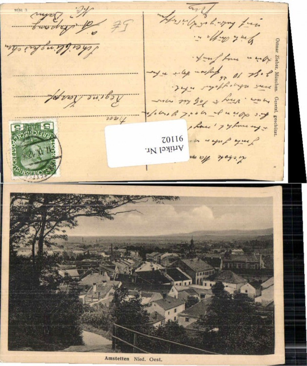 91102,Amstetten Totale 1912 pub Zieher