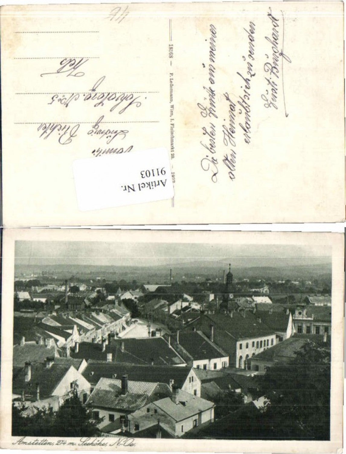 91103,Amstetten Totale 1922