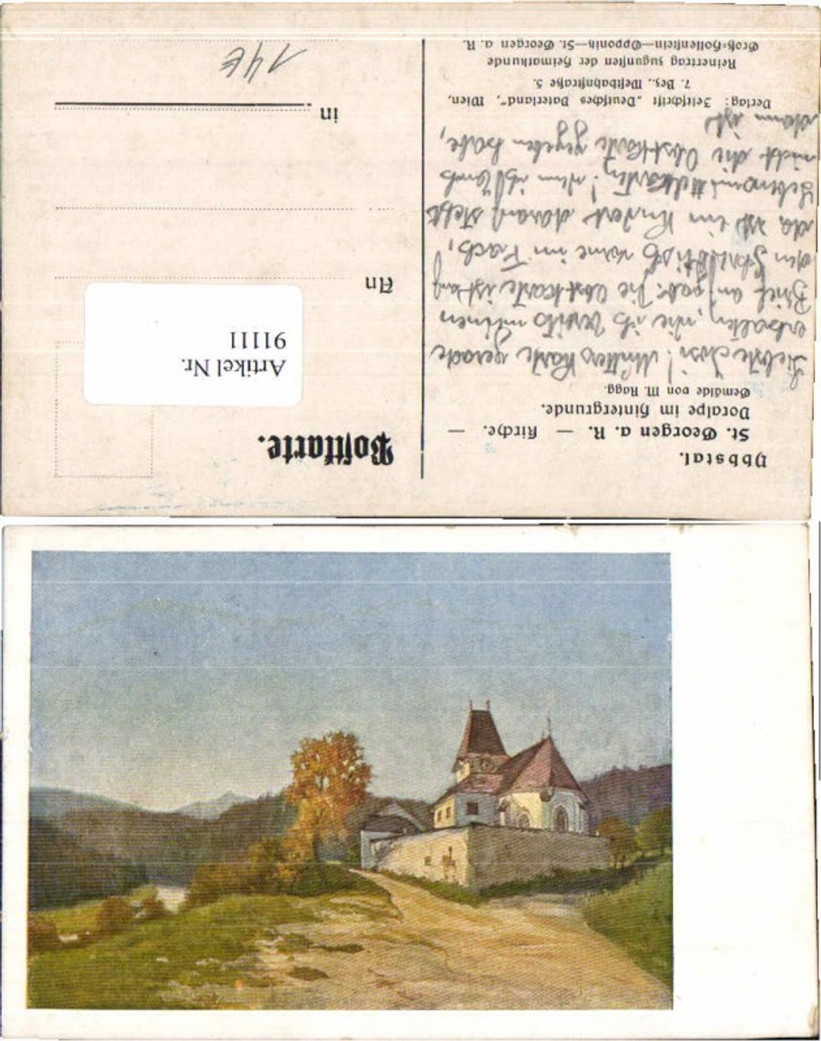 91111,Ybbstal St Georgen am Reith M. Ragg sign